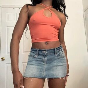 Criss-cross front cami top